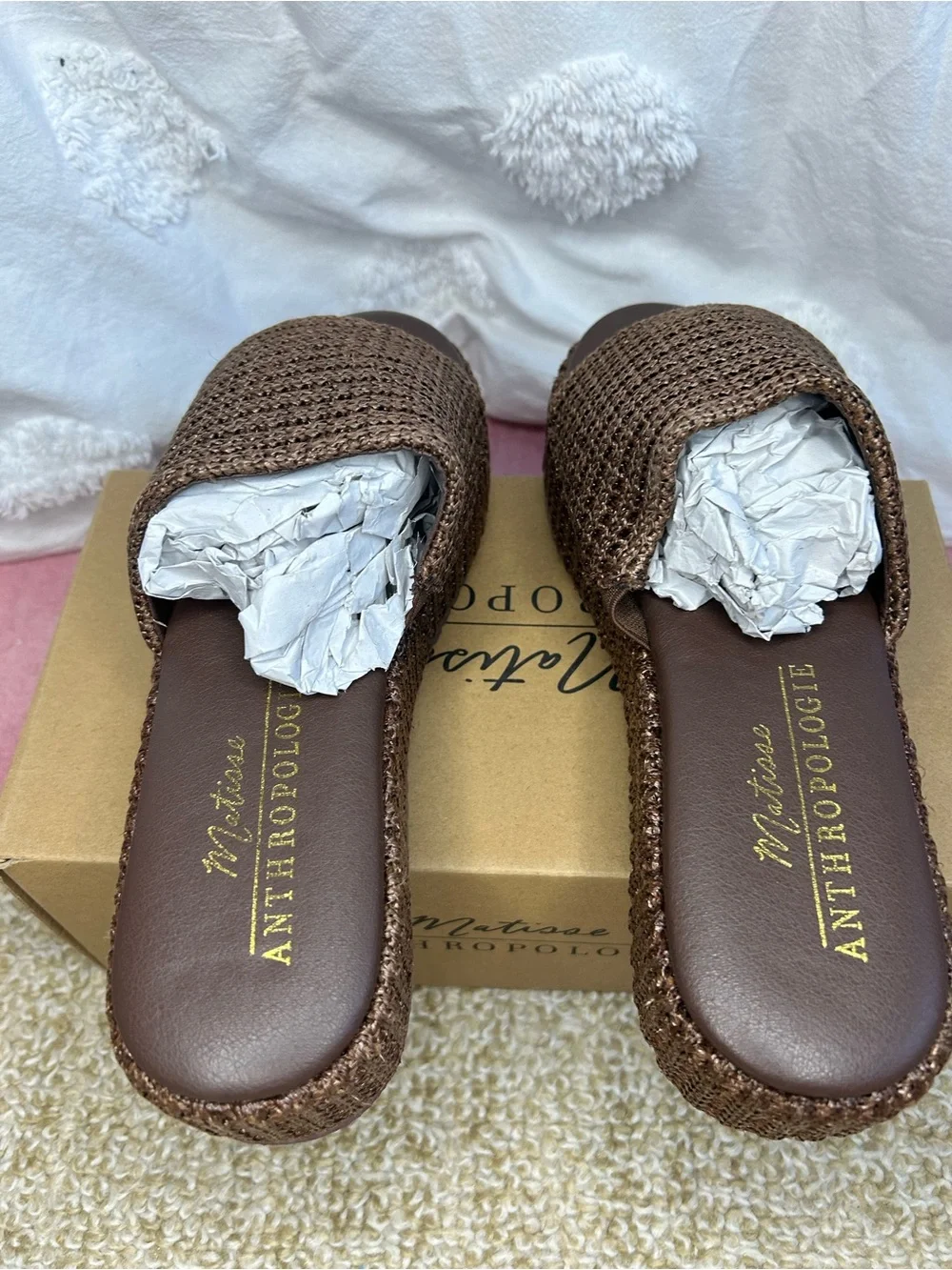 Anthropologie Matisse Montego Platform Slides